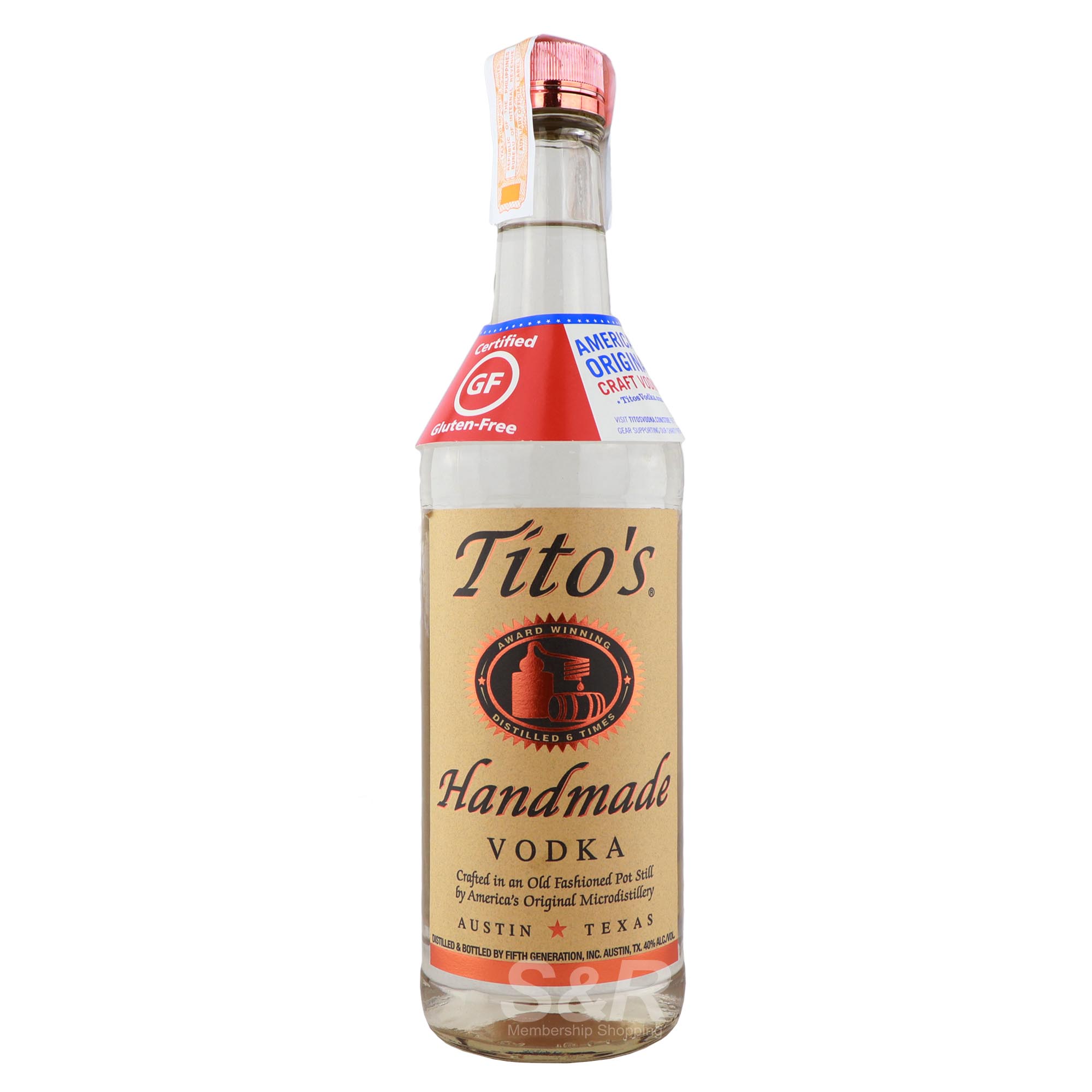 Tito's Handmade Vodka 750mL Tito's Handmade Vodka 750mL